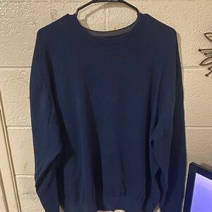George Men's Deep Blue Crewneck Sweater